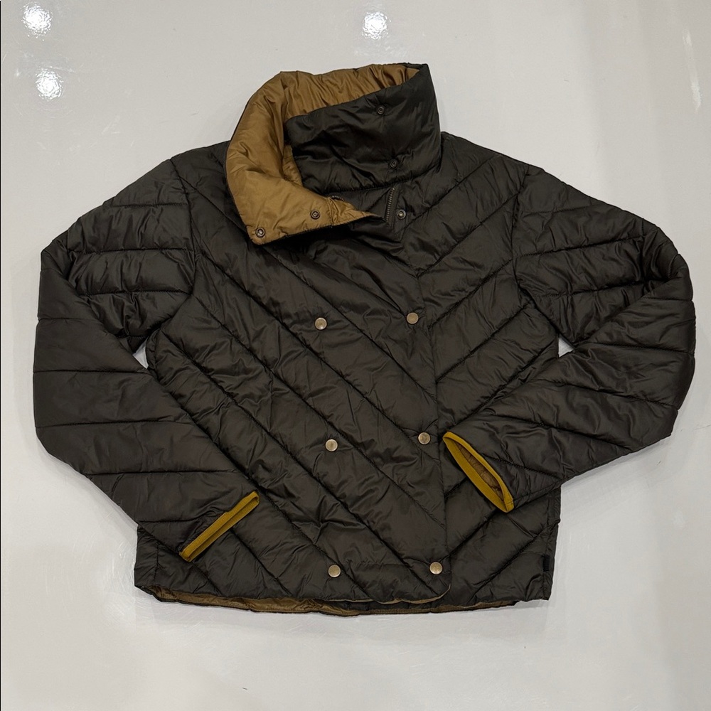 Scotch & Soda Green & Gold Quilted Jacket